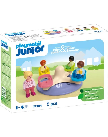 Playmobil junior carrusel con figuras