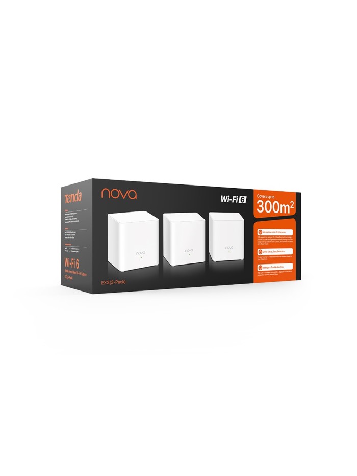 Punto de acceso wifi tenda ex3 ax1500 pack 3 unidades Punto de acceso wifi tenda ex3 ax1500 pack 3 unidades