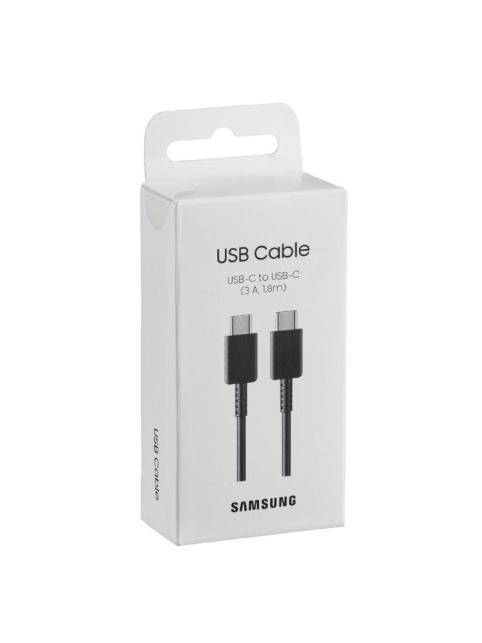 Cable samsung original ep - dx310jbegeu usb tipo c - usb tipo c negro 1.8m Cable samsung original ep - dx310jbegeu usb tipo c - usb tipo c negro 1.8m