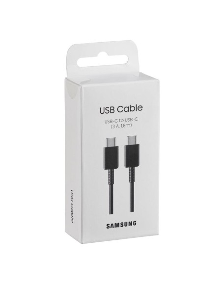 Cable samsung original ep - dx310jbegeu usb tipo c - usb tipo c negro 1.8m