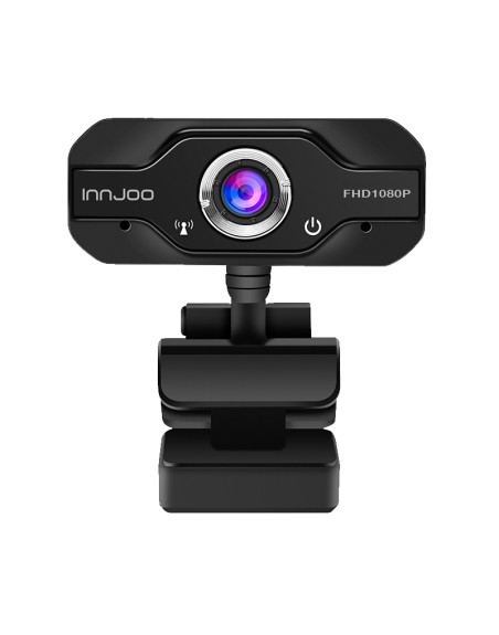 Webcam innjoo cam01 negra full hd - 30fps - usb 2.0