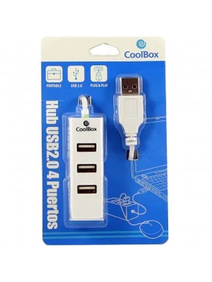 Hub coolbox 4 puertos usb 2.0 Hub coolbox 4 puertos usb 2.0