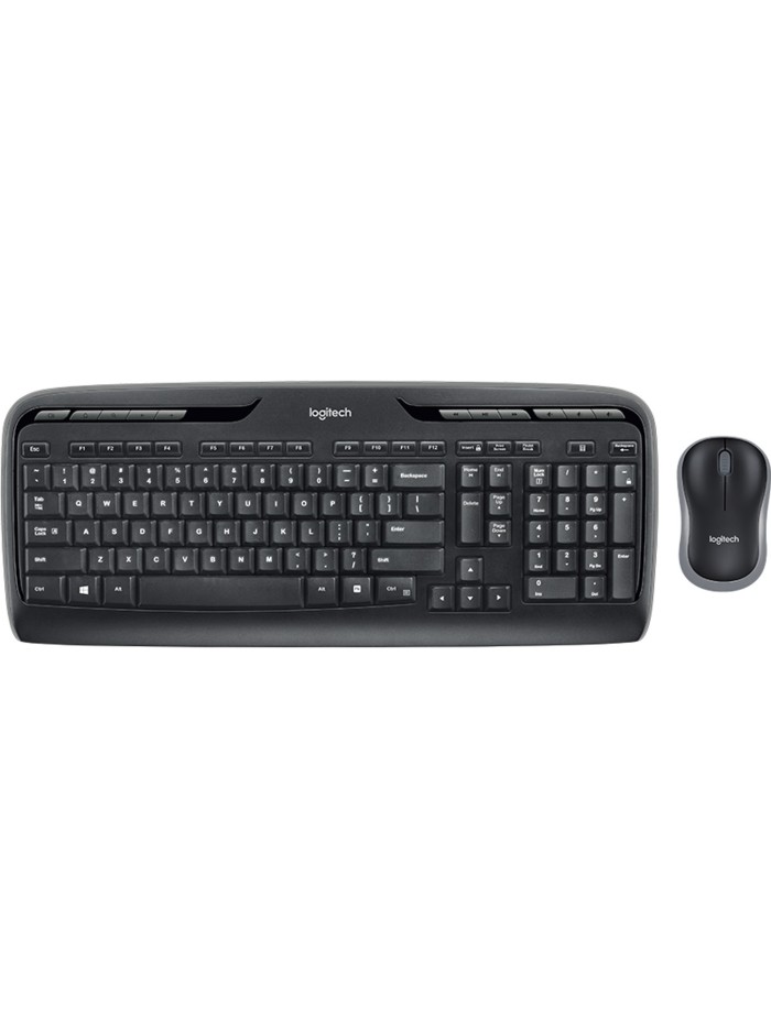 Teclado + mouse logitech mk330 wireless inalambrico negro ingles internacional Teclado + mouse logitech mk330 wireless inalambrico negro ingles internacional