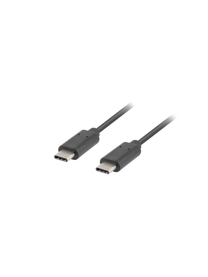 Cable 2.0 lanberg usb tipo c macho - usb tipo c macho 1m negro Cable 2.0 lanberg usb tipo c macho - usb tipo c macho 1m negro