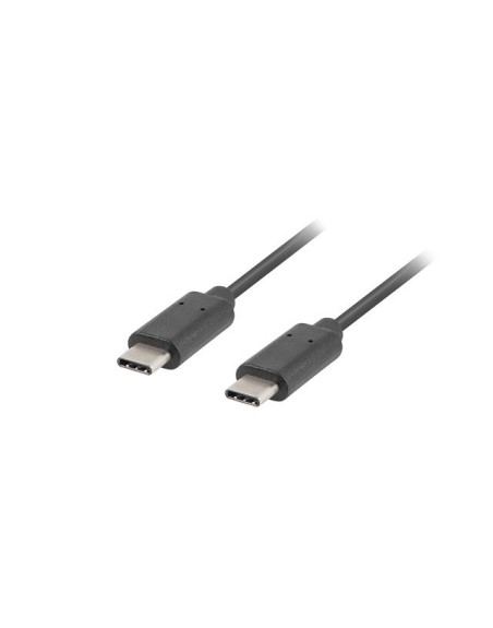 Cable 2.0 lanberg usb tipo c macho - usb tipo c macho 1m negro
