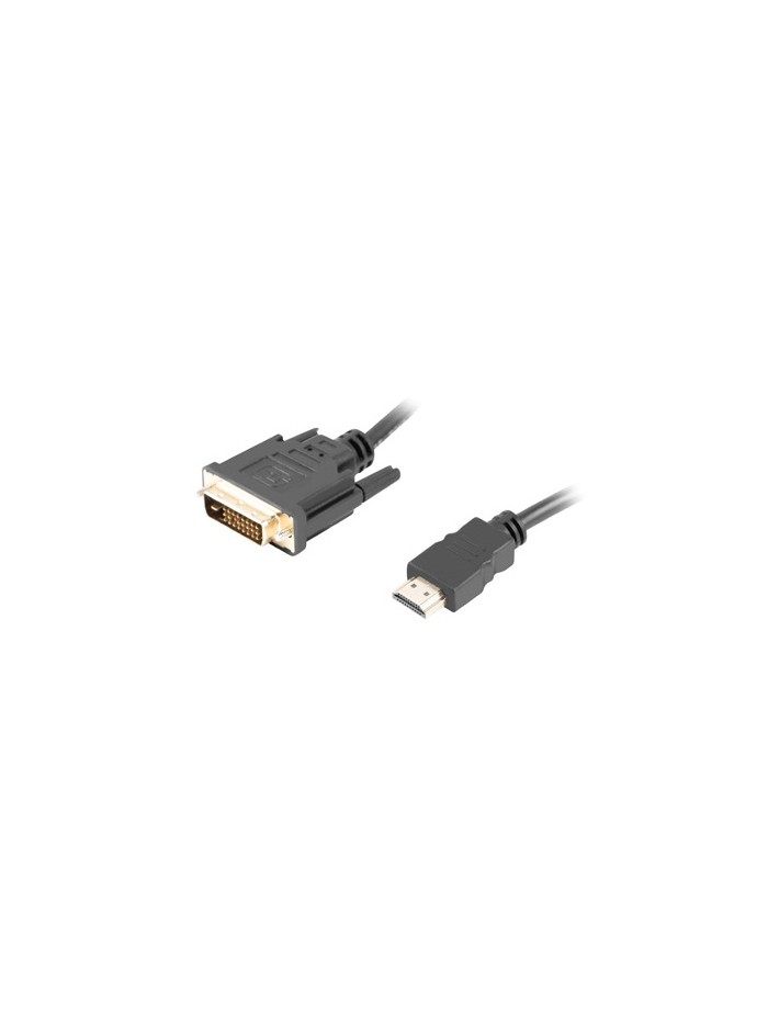 Cable hdmi lanberg macho - dvi - d 24+1 macho 4k dual link 3m negro Cable hdmi lanberg macho - dvi - d 24+1 macho 4k dual link 3m negro