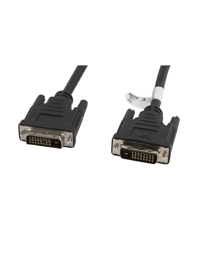 Cable dvi - d lanberg 24+1 macho - macho dual link 1.8m Cable dvi - d lanberg 24+1 macho - macho dual link 1.8m
