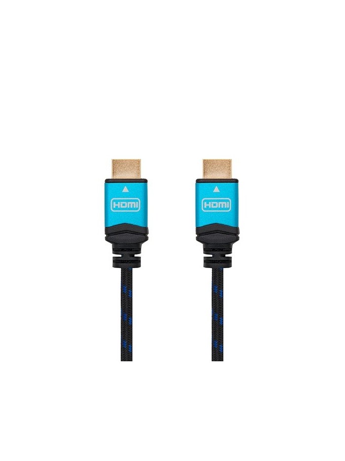 Cable hdmi (a) to hdmi (a) 4k 1.5m nanocable black m - m - 60hz - 18gbps - v2.0 - trenzado Cable hdmi (a) to hdmi (a) 4k 1.5m nanocable black m - m - 60hz - 18gbps - v2.0 - trenzado