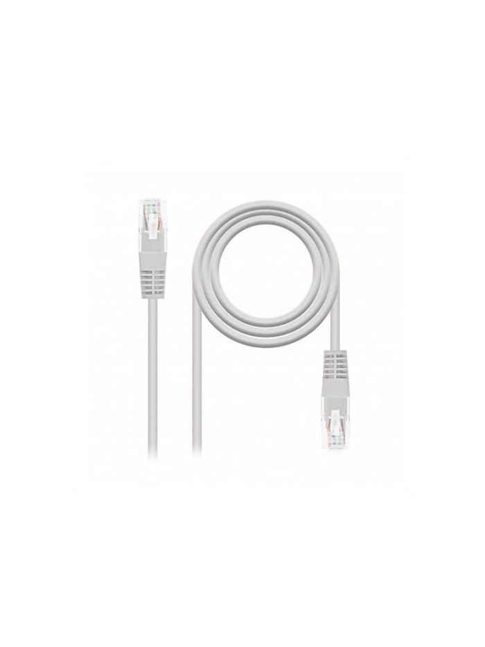 Cable red nanocable latiguillo rj45 utp cat6 10m gris Cable red nanocable latiguillo rj45 utp cat6 10m gris