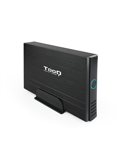Caja externa tooq tqe - 3520b para hdd 3.5 pulgadas sata usb 2.0 negro