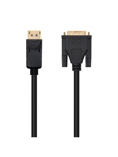 Cable displayport a dvi nanocable 2m negro - macho - macho