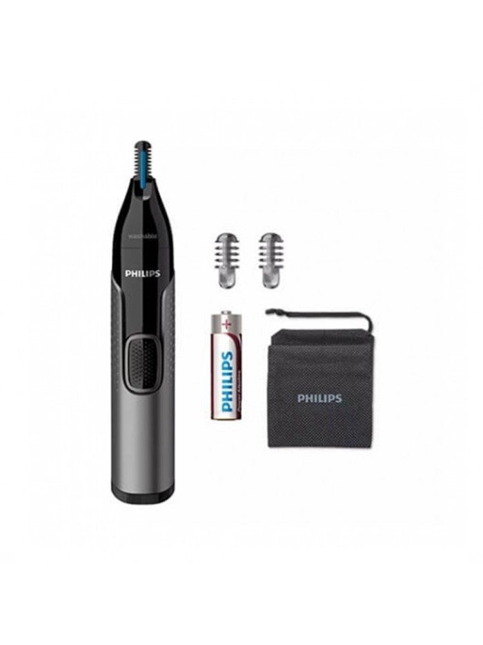Cortapelos philips + naricero nt3650 - 16 negro 2peines - cuchilla lavable - ducha - recortador - pila aa Cortapelos philips + naricero nt3650 - 16 negro 2peines - cuchilla lavable - ducha - recortador - pila aa