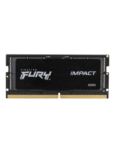 Memoria ram ddr5 32gb kingston - sodimm - 5600mhz - pc5 44800 - fury impact - cl40 - 1.1v