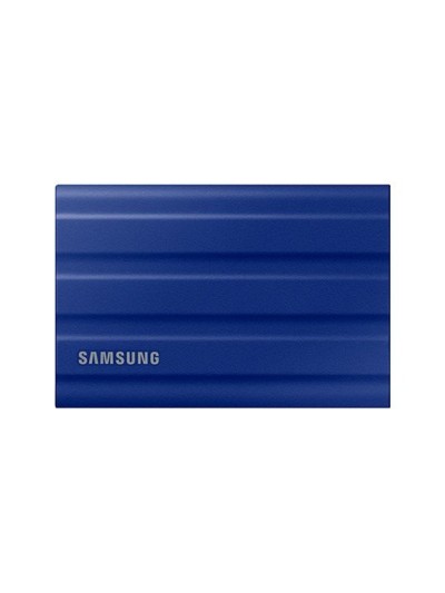 Disco duro externo ssd samsung 2tb t7 shield nvme azul mu - pe2t0r - eu