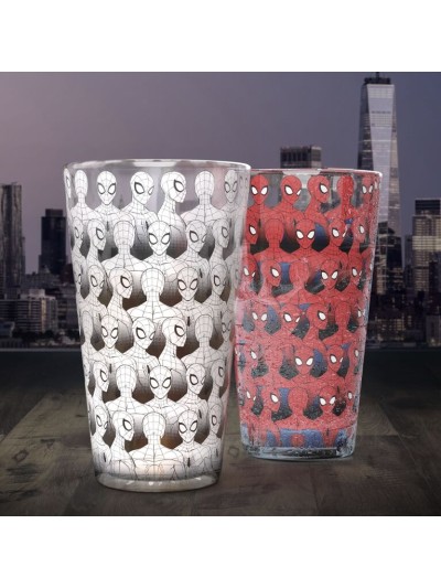 Vaso con cambio de color paladone spider - man 400 ml