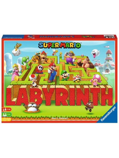 Juego de mesa ravensburger labyrinth super mario