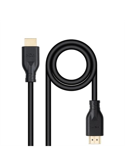 Cable hdmi v2 nanocable 1.m negro - macho - macho 4k@60hz 18gbps ccs