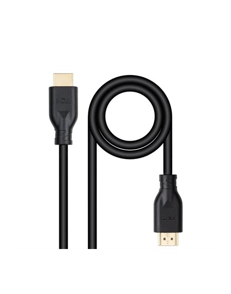 Cable hdmi v2 nanocable 1.m negro - macho - macho 4k@60hz 18gbps ccs