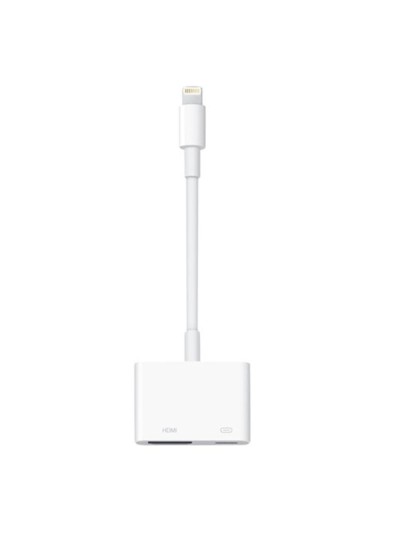 Adaptador lightning a hdmi - lightning apple macho - hembra - blanco