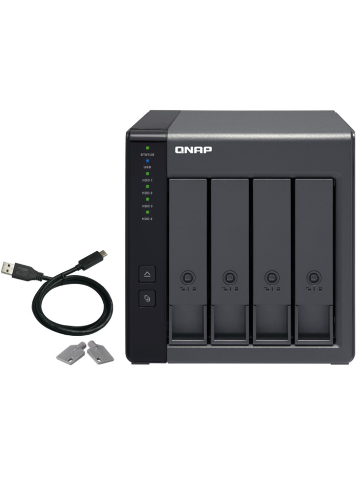 Caja de expansion de raid qnap tr - 004 usb 3.2 gen 1 4 bahias Caja de expansion de raid qnap tr - 004 usb 3.2 gen 1 4 bahias
