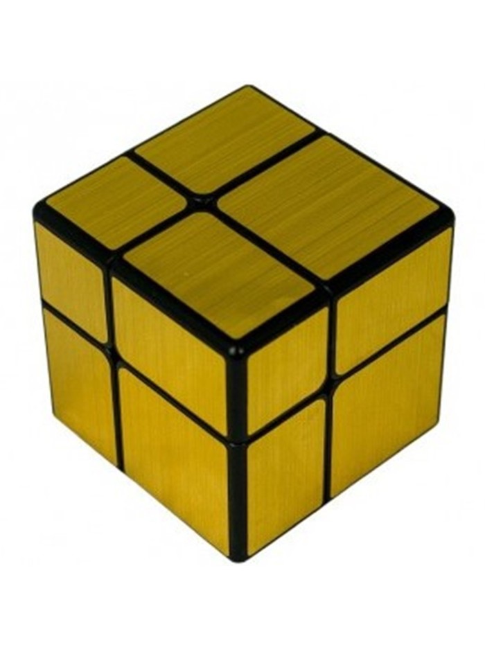 Cubo de rubik qiyi mirror 2x2 oro Cubo de rubik qiyi mirror 2x2 oro