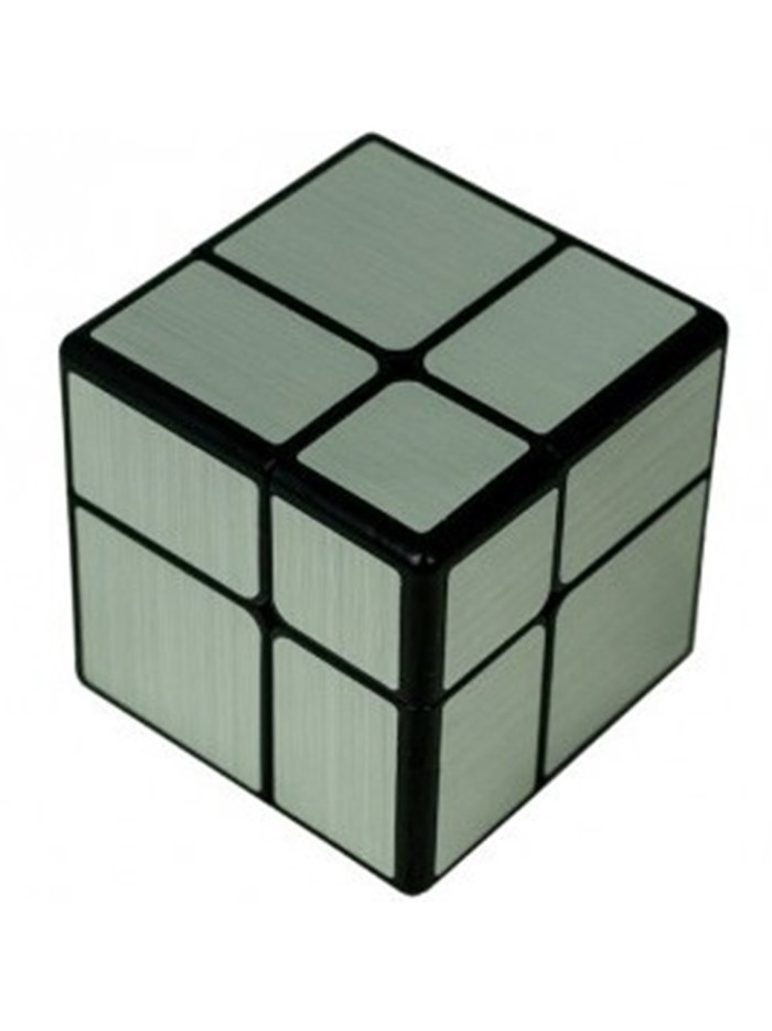 Cubo de rubik qiyi mirror 2x2 plata Cubo de rubik qiyi mirror 2x2 plata
