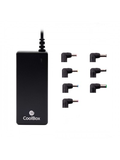 Adaptador cargador de corriente universal para portatiles coolbox 65w