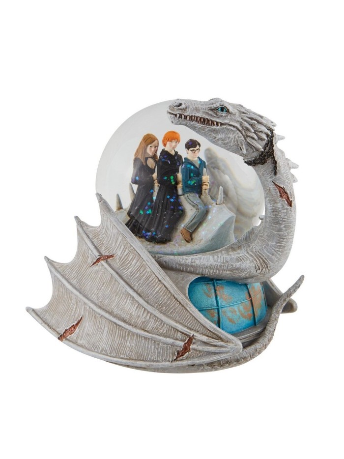 Figura enesco bola de agua decorativa harry potter dragon ucraniano harry ron y hermione Figura enesco bola de agua decorativa harry potter dragon ucraniano harry ron y hermione