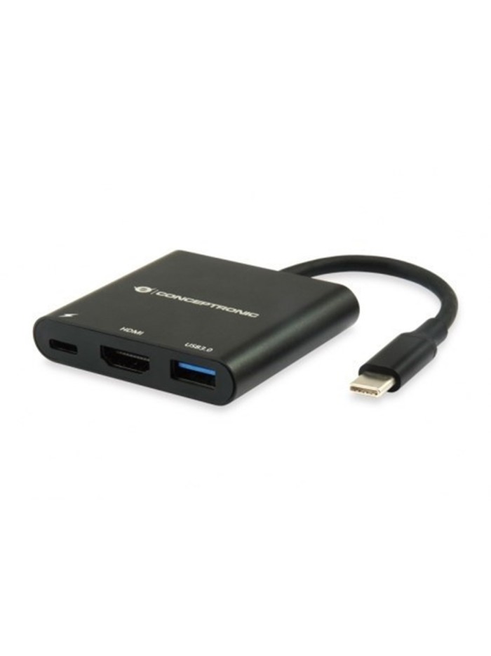 Adaptador conceptronic usb tipo c a hdmi - usb 3.0 - usb tipo c Adaptador conceptronic usb tipo c a hdmi - usb 3.0 - usb tipo c