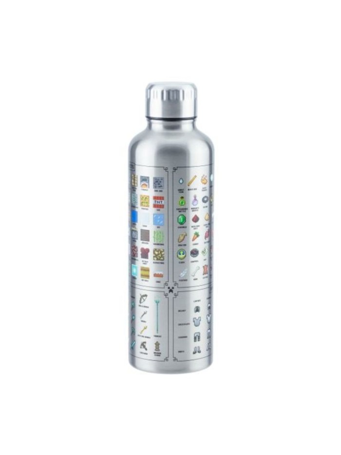 Botella metalica paladone minecraft inventario Botella metalica paladone minecraft inventario