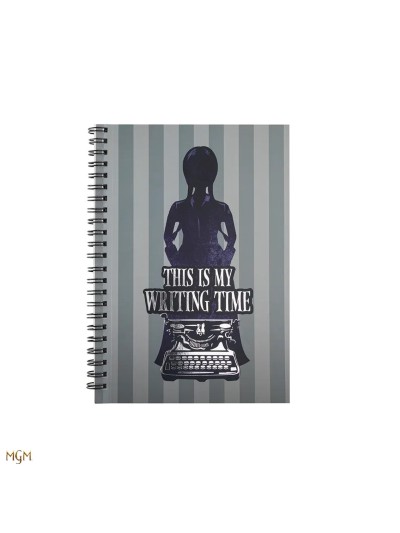 Libreta cinereplicas wednesday addams this is my writing time