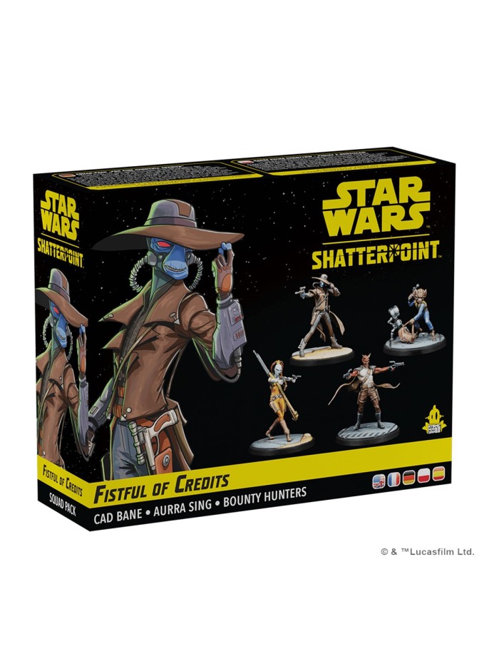 Juego de mesa star wars shatterpoint fistful of credits cad bane squad pack edad recomendada 14 años Juego de mesa star wars shatterpoint fistful of credits cad bane squad pack edad recomendada 14 años