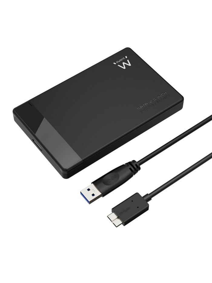 Carcasa disco duro ewent ew7049 2.5 pulgadas usb tipo b negra Carcasa disco duro ewent ew7049 2.5 pulgadas usb tipo b negra