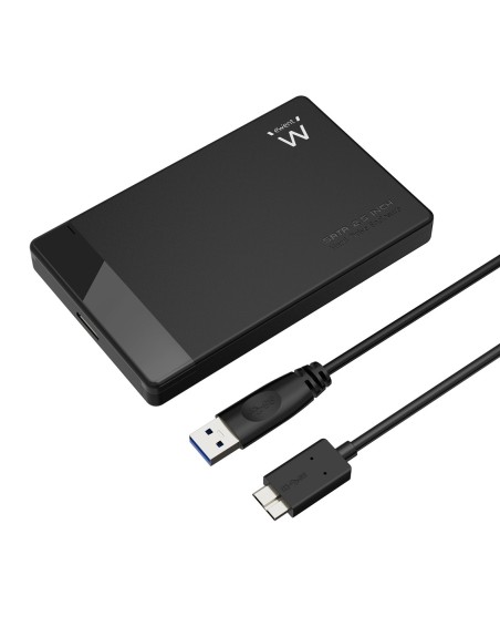 Carcasa disco duro ewent ew7049 2.5 pulgadas usb tipo b negra