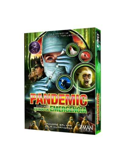 Juego de mesa pandemic estado de emergencia edad recomendada 8 años