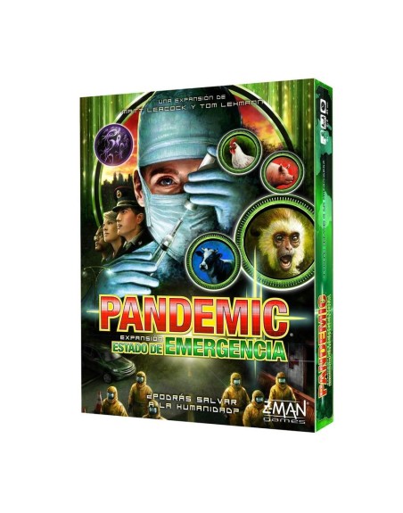 Juego de mesa pandemic estado de emergencia edad recomendada 8 años