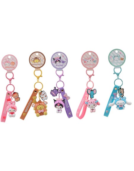 Llavero hello kitty and friends animal 1 unidad aleatoria