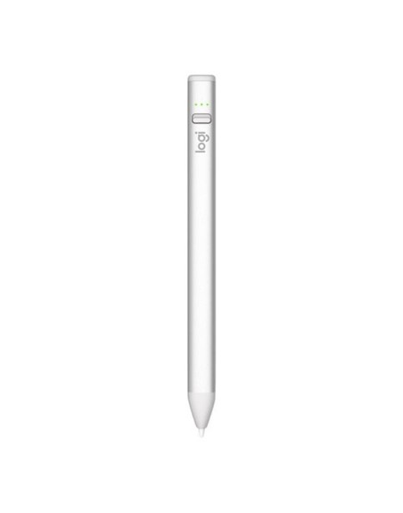 Lapiz digital logitech crayon silver usb - c para ipad - con tecnología apple pencil