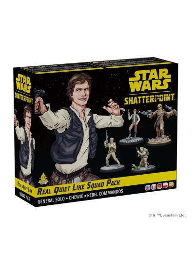 Juego de mesa star wars shatterpoint real quiet like squad pack edad recomendada 14 años
