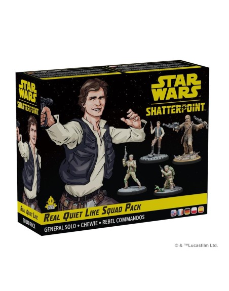 Juego de mesa star wars shatterpoint real quiet like squad pack edad recomendada 14 años