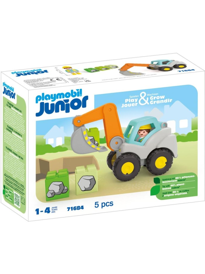 Playmobil junior pala excavadora Playmobil junior pala excavadora