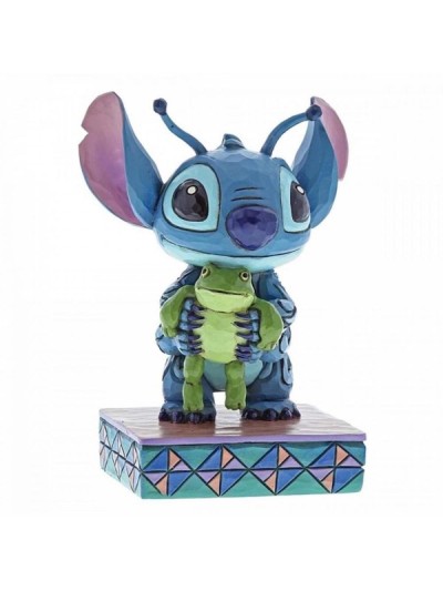 Figura enesco disney stitch con rana
