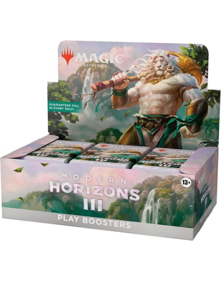 Juego de cartas magic the gathering modern horizons 3 play booster 36 unidades español