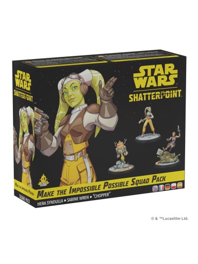 Juego de mesa star war shatterpoint make the impossible possible squad pack edad recomendada 14 años