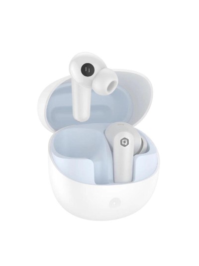 Auriculares qcharx sound auricular tws bluetooth 5.3 blanco