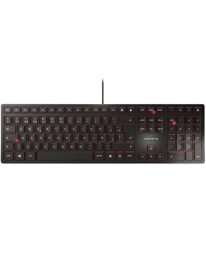 Teclado cherry kc 6000 slim ultraplano negro Teclado cherry kc 6000 slim ultraplano negro
