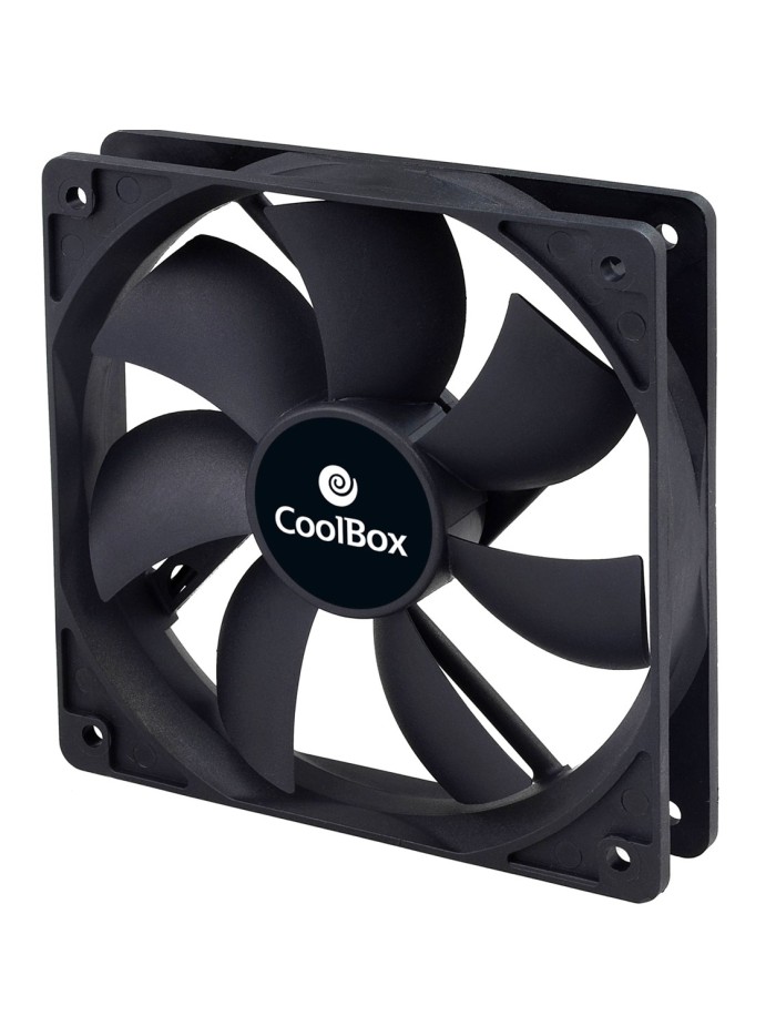 Ventilador auxiliar coolbox 12cm - 3 a 4 pines - 1500rpm - color negro Ventilador auxiliar coolbox 12cm - 3 a 4 pines - 1500rpm - color negro
