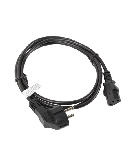 Cable de alimentacion lanberg schuko cee 7 - 7 a iec320 c13 1.8m