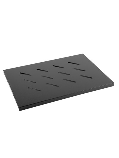 Bandeja fija lanberg 1u 496x280 mm hasta 120 kg rack de 19 negro