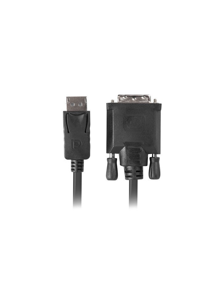 Cable displayport lanberg macho - dvi - d macho 24+1 1.8m negro Cable displayport lanberg macho - dvi - d macho 24+1 1.8m negro